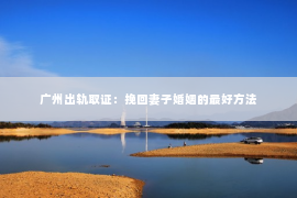 广州出轨取证:挽回妻子婚姻的最好方法 广州出轨取证:挽回妻子婚姻的最好方法