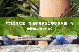 广州婚姻取证：情侣恋爱中途分手怎么挽回：有效策略与案例分析