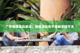 广州婚姻出轨取证：挽回出轨双子座的关键方法