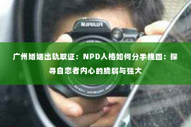 广州婚姻出轨取证：NPD人格如何分手挽回：探寻自恋者内心的脆弱与强大