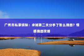 广州市私家侦探:求婚第二天分手了怎么挽回?情感挽回攻略 广州市私家侦探:求婚第二天分手了怎么挽回?情感挽回攻略