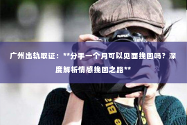 广州出轨取证：**分手一个月可以见面挽回吗？深度解析情感挽回之路**