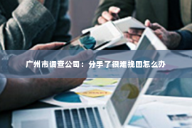 广州市调查公司：分手了很难挽回怎么办