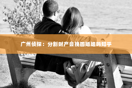 广州侦探：分割财产会挽回婚姻吗知乎