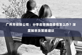 广州市侦探公司:分手后想挽回感情怎么办?深度解析及策略建议 广州市侦探公司:分手后想挽回感情怎么办?深度解析及策略建议