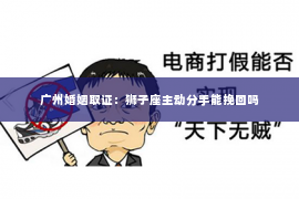 广州婚姻取证：狮子座主动分手能挽回吗