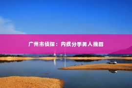广州市侦探：内疚分手男人挽回
