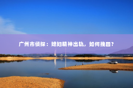 广州市侦探：媳妇精神出轨，如何挽回？